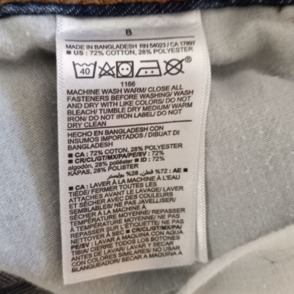 Old Navy Dark Blue Boys Skinny Jeans Sz.8 EUC. - Picture 4 of 4